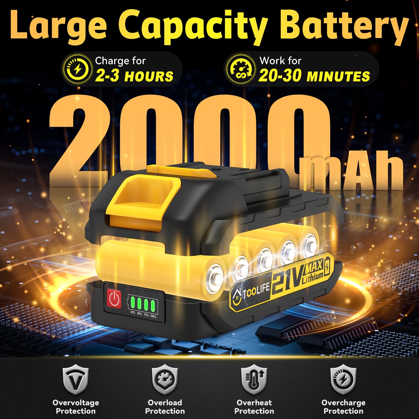 Chainsaw Cordless 6/12 Inch Handheld