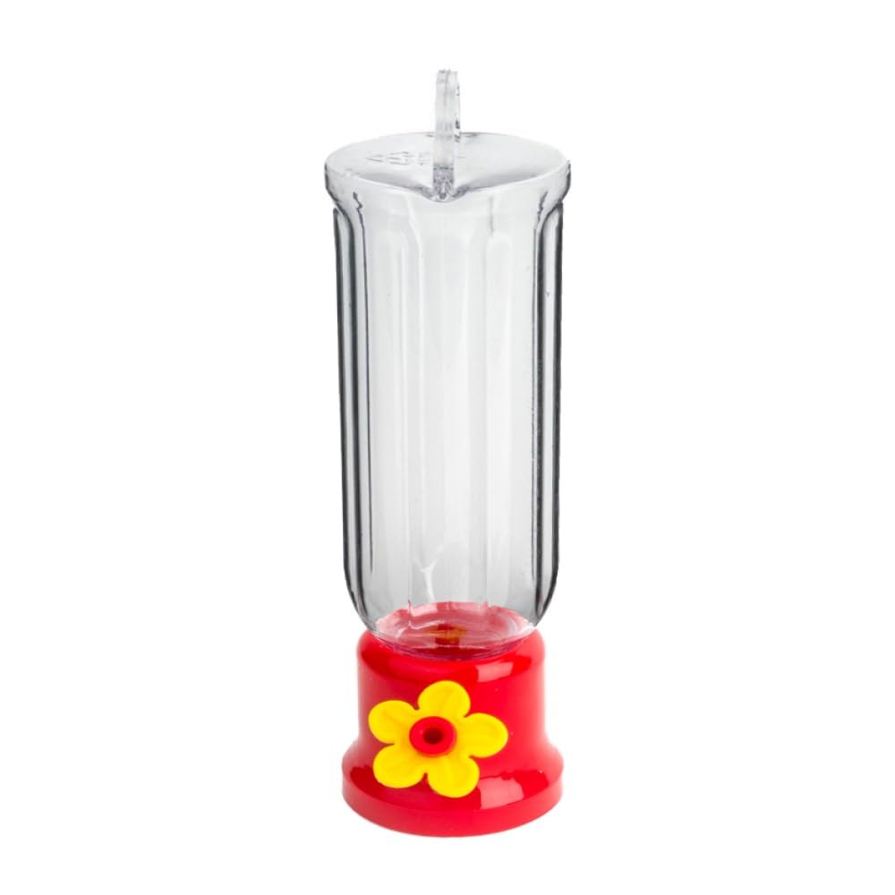 Outdoor Shatterproof Plastic Hummingbird Feeder, Hanging Humming Bird Feeder for Outdoors, Ant and Bee Proof