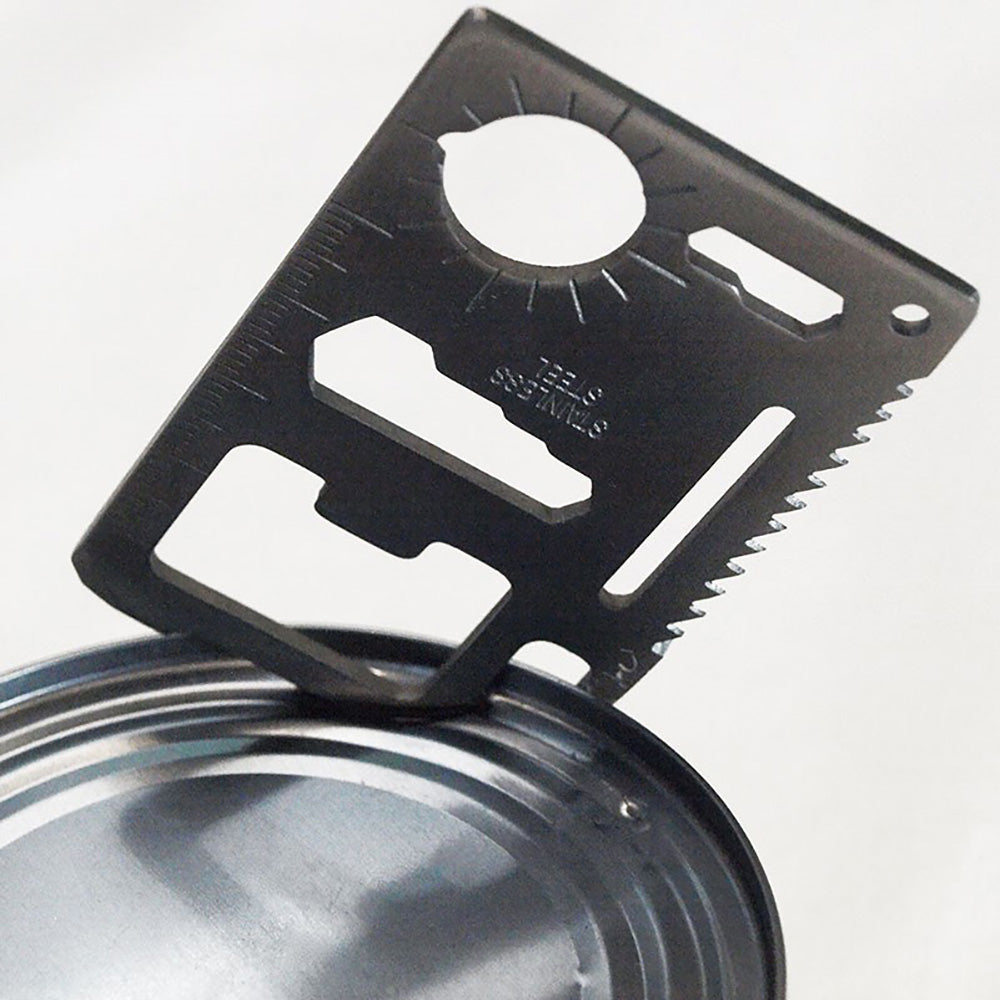 12-in-1 Stainless Steel Wallet Tool