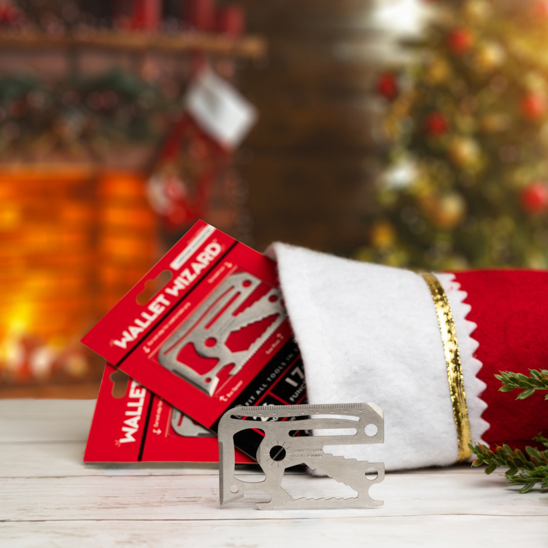 Wallet Wizard 26 in 1 Multi Tool - Slim Steel Pocket Tool with 17 Functions image 0