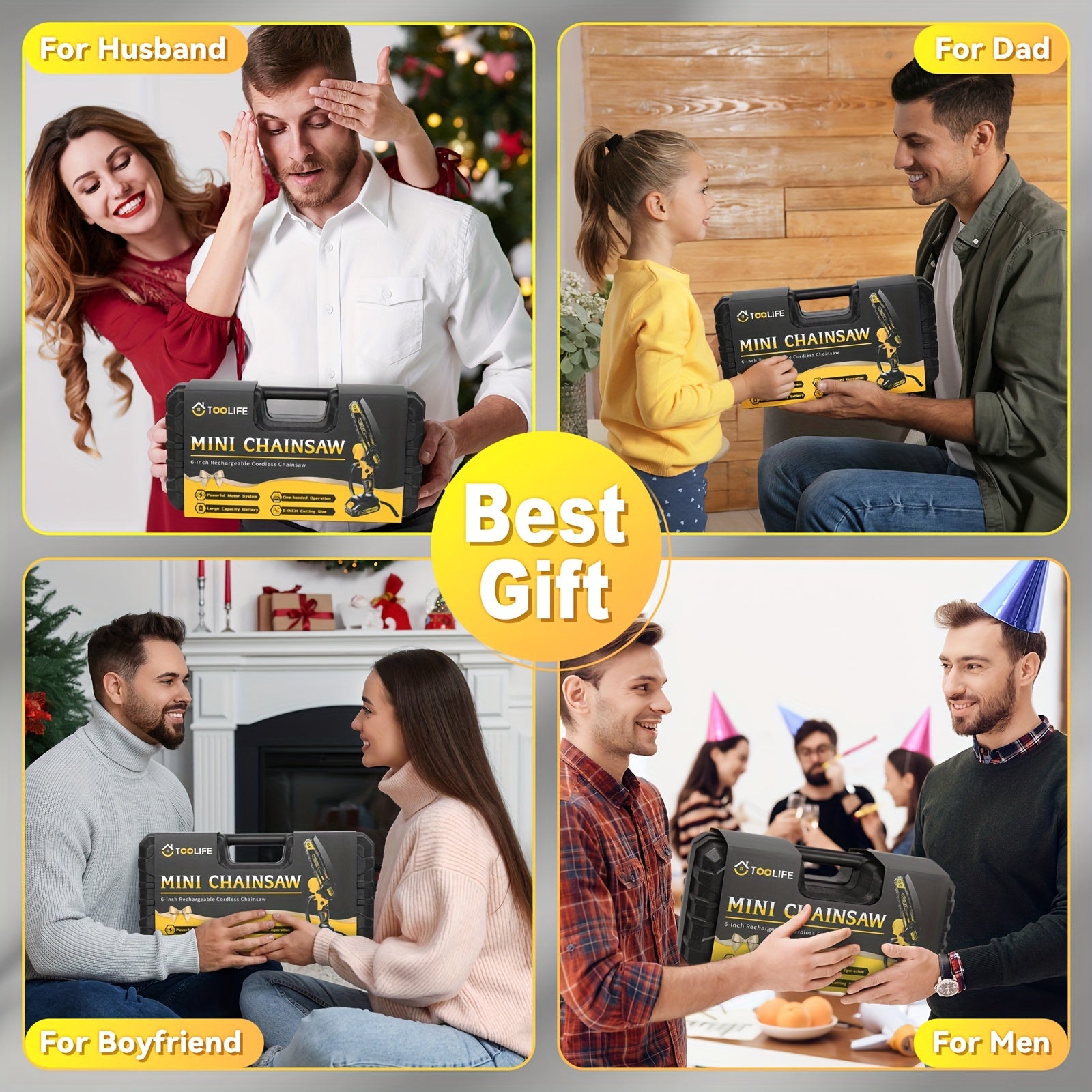 Chainsaw Cordless 6/12 Inch Handheld