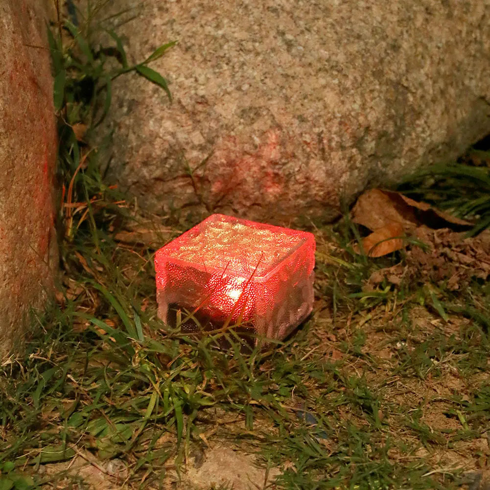 Outdoor LED Solar Light Garden Yard Landscape Light Waterproof Staircase Steps Lamp Decorative Street Lantern Decoration