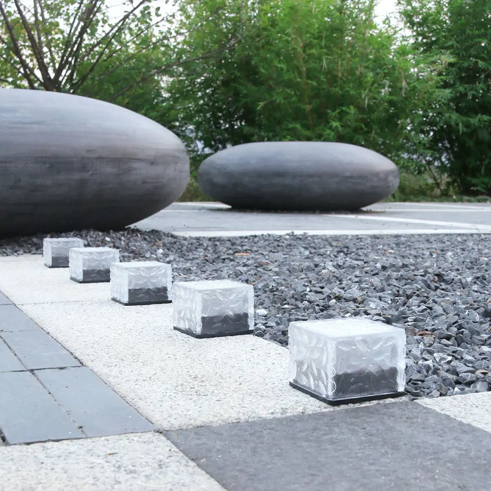 Outdoor LED Solar Light Garden Yard Landscape Light Waterproof Staircase Steps Lamp Decorative Street Lantern Decoration