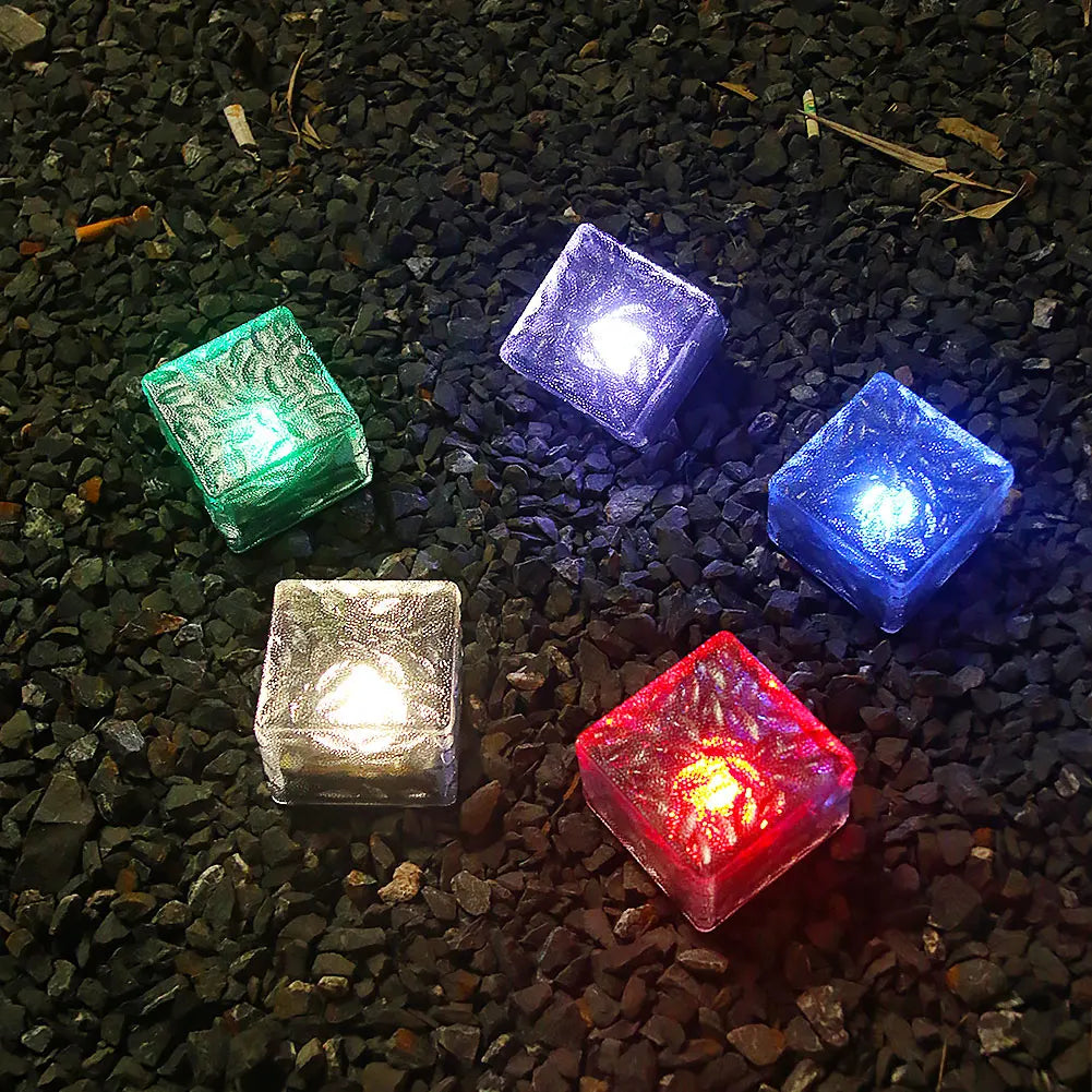 Outdoor LED Solar Light Garden Yard Landscape Light Waterproof Staircase Steps Lamp Decorative Street Lantern Decoration