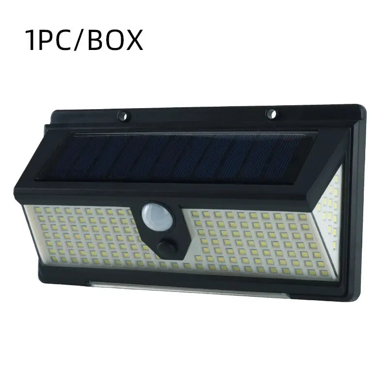 190 LEDs Motion Sensor Solar Wall Light