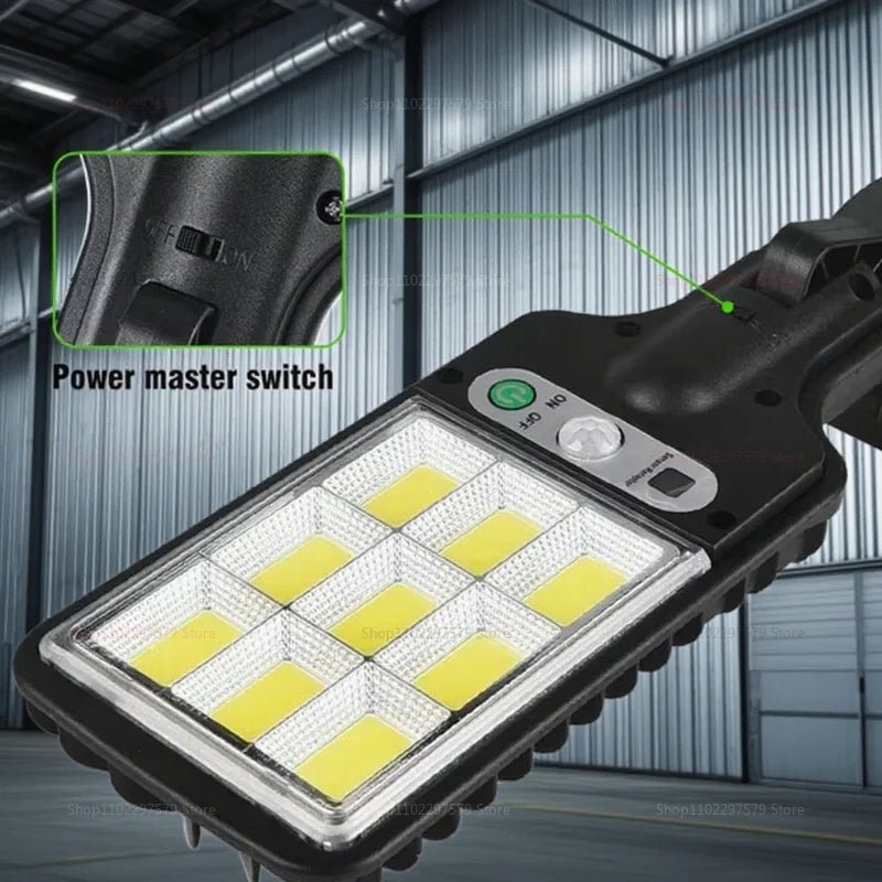 Solar Street Lights - Automatic LED Remote Control Motion Sensor