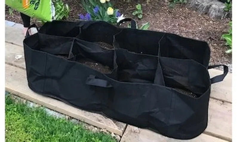 Eco-Friendly Garden Bed Grow Bag Planters 60 Gallon for Easy Gardening Around The House and Apartment. Heavy Duty Fabric - 1000's Sold