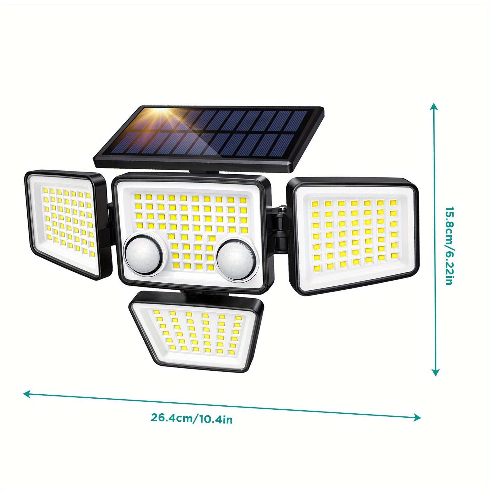 3000LM 188 LED Motion Sensor Solar Light