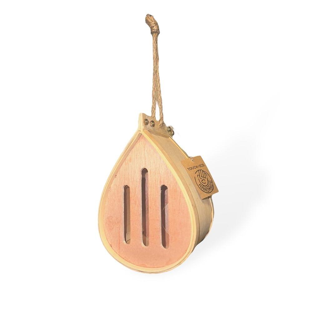 Pollinating Palace-Wooden Hanging Butterfly House, Natural Habitat to Attract Butterflies to Your Garden and Yard