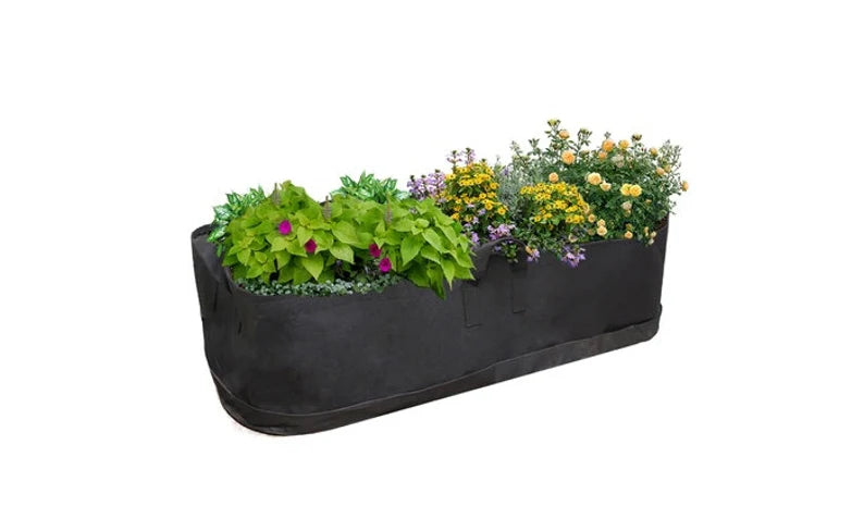 Eco-Friendly Garden Bed Grow Bag Planters 60 Gallon for Easy Gardening Around The House and Apartment. Heavy Duty Fabric - 1000's Sold