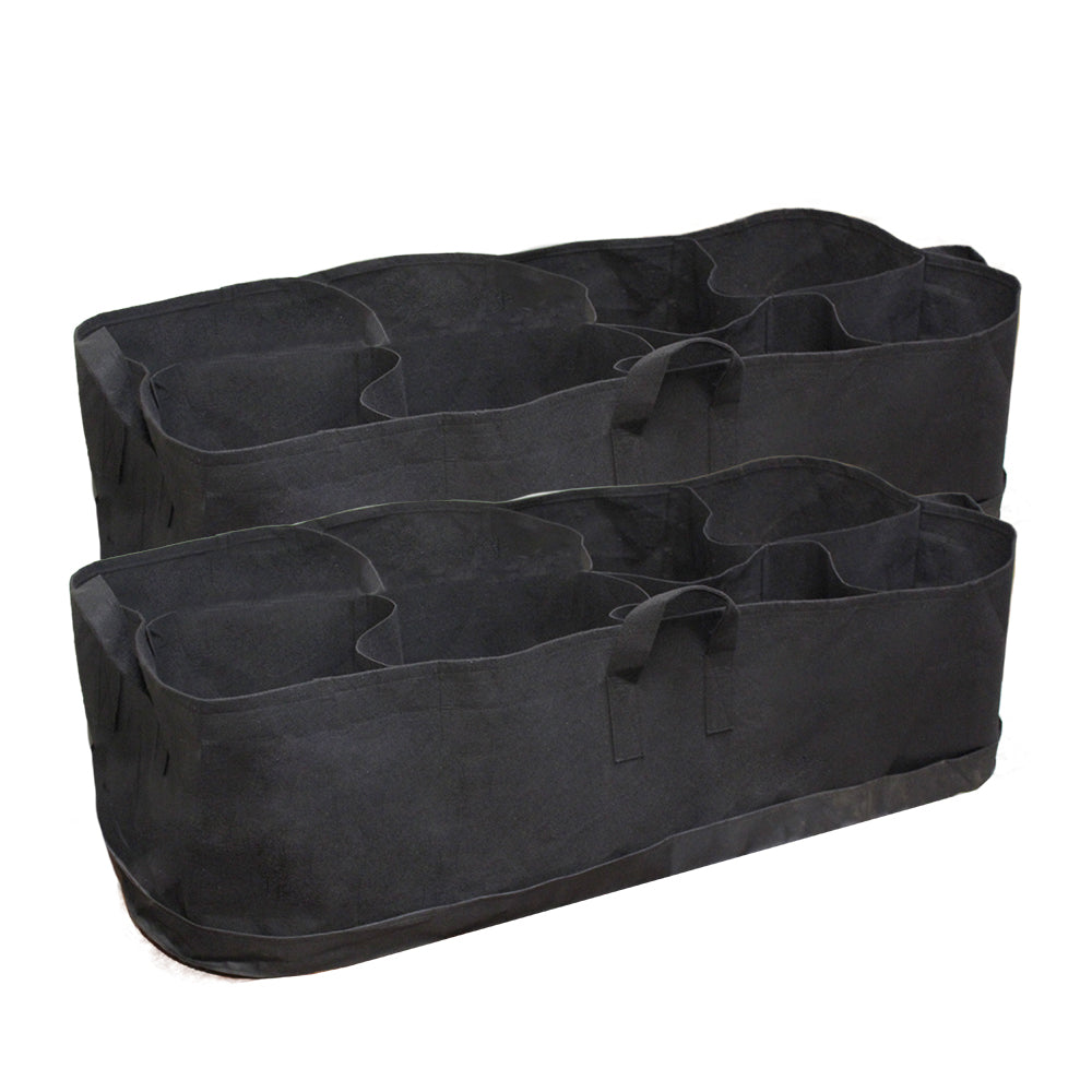 Eco-Friendly Garden Bed Grow Bag Planters 60 Gallon for Easy Gardening Around The House and Apartment. Heavy Duty Fabric - 1000's Sold